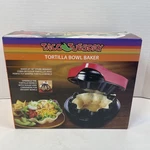Nostalgia Tortilla Bowl Maker Unisex Red Taco Tuesday Electric Baker Nonstick. Fixed Price $19.99.