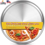 Yuiicaov Stainless Steel Pizza Pan 12 Inch, For Oven, Tray. Fixed Price $12.92.
