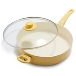 Greenlife Soft Grip Healthy Ceramic Nonstick, 5QT Saute Pan Jumbo Cooker With.... Fixed Price $39.87.