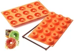 Silikomart Fancy Function Line 15 Small Donuts Silicone Mold. Fixed Price $19.28.