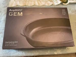 Berghoff Gem Stoneware Oval Baking Dish 16.25" X 10.75", 5.3 Qt. Fixed Price $70.19.