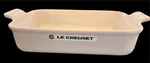Le Creuset Heritage 32CM Rectangular Stoneware Dish (15X10) White *new In Box!. Fixed Price $89.95.
