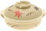 Kotobuki Japanese 10"D Earthenware Donabe Pot Lid Casserole Maple 190-932D. Fixed Price $79.95.