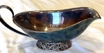 Vintage Reed & Barton Silver Plate Gravy Boat Nordic Pattern - Free Ship. Fixed Price $47.50.