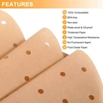 Air Fryer Parchment Paper, 9 Inch Round Liner, 200PC Unbleached Filter .... Fixed Price $18.77.