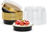 Beasea 20 Pack Cheesecake Pan With Lids, 8 Oz 4 Inch Round Foil Tart Tins Muffin. Fixed Price $24.89.