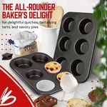 3 Pcs Pack 6 Cups Cake Muffin Pan Non-stick Bakeware Diameter Carbon Steel. Fixed Price $8.60.
