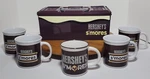 Hershey Smores Kit Brown Caddy Plus 5 Mugs Great Condition. Fixed Price $21.00.