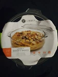 1 Piece Libbey 2 Quart Glass Casserole Dish With Lids. Fixed Price $25.99.