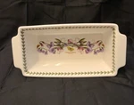 Portmeirion Botanic Garden Porcelain Meatloaf Dish Lb, 12 X 5.5 Sweet Pea New. Fixed Price $31.98.