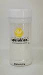 Wilton Sprinkles White Sparkling Sugar 8 Oz Cake - Muffin Cookies Decoration. Fixed Price $9.99.