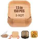 Inch Air Fryer Parchment Paper Liners 7.5"SQUARE-150PCS, Wood. Fixed Price $18.98.
