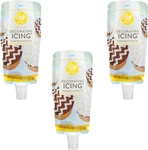 Wilton White Icing Pouch With Decorating Tips, Multipack Of 3. Fixed Price $17.99.