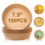 Air Fryer Disposable Paper Liner, 100PCS Inch 7.9"NATURAL, Beige. Fixed Price $31.78.