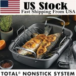 Circulon Nonstick Roasting - Pan Roaster With Rack 17 Inch X 13. Fixed Price $99.99.