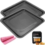 2PCS Fryer Food Cooking Tray For Cosori 13QT Oven, Upgraded Grill .... Fixed Price $41.77.