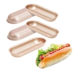 Xzjmy 5 Pack Mini Loaf Baking PAN,7IN Nonstick Carbon Steel Hot Dog .... Fixed Price $25.75.