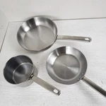 3 Piece Tools Of The Trade Stainless Steel Cookware Set Saucepan No Lids. Fixed Price $44.99.