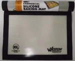 Weston Commercial 54-2003 Silicone Baking Mat Pcs. 11-3/4" X 8-1/4". Fixed Price $10.00.