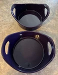 Rachel Ray (set Of 2) 1 .5 Qt. Plum Round Bakeware Casserole Dish W/handles. Fixed Price $35.00.