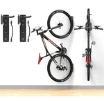 Flinter Upgraded 2 Pack Bike Rack Garage Wall Mount, Swivel W/stopper. Fixed Price $32.00.