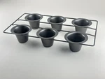 Chicago Professional Popover Baking Pan Metallic 6 Cup Non-stick Heavy Duty. Fixed Price $16.99.