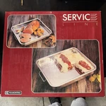Tramontina 16.5 X 14 Rectangular Roasting Baking Pan Grill Stainless Steel New. Fixed Price $55.00.