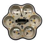 Temptations Old World Cupcake Pan Black With Floral Pattern. Fixed Price $32.99.