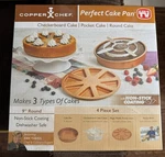 New Copper Chef Perfect Pan - Make 3 Types Of Cakes As Seen On Tv. Fixed Price $11.00.