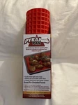 Pyramid Pan Fat-reducing Silicone Cooking Mat For Oven Microwave Large New!. Fixed Price $9.00.