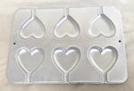 Aluminum Heart Cookie Lollipop Candy Cake Mold 1995 Wilton #2105-8104. Fixed Price $19.99.