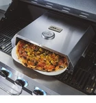 Jak Bbq Grill Top Pizza Oven Set With Stone 20 Silver Stainless Steel New. Fixed Price $69.13.