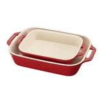 Staub Ceramic 2-PC Rectangular Baking Dish Set. Fixed Price $59.95.