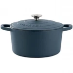 Crockpot Artisan 5 Quart Enameled Cast Iron Dutch Oven In Matte Navy Blue. Fixed Price $88.95.