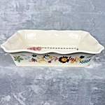 Pioneer Woman Keepsake Floral 12X8 In Ceramic Stoneware Baker Casserole Dish. Fixed Price $18.75.