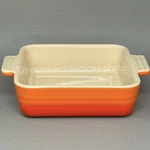 Creuset Small Square Casserole Baking Dish Flame Orange 20OZS/14CM *second*. Fixed Price $26.99.