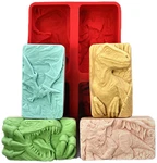 Dinosaur Soap Silicone Mold Set Of 4: T-rex, Jaws, Candle, Resin, Plaster. Fixed Price $39.99.