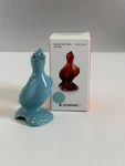 In Box Le Creuset Stoneware Pie Bird Funnel Turquoise. Fixed Price $34.99.