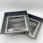 Chicago Metallic Professional Square Cake Brownie Pan 2 Pc Set Non-stick. Fixed Price $24.99.