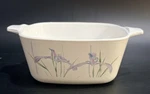 Corningware Shadow Iris P-43-B Petite Casserole Dish 2.75 Cup Vtg No Lid. Fixed Price $6.99.
