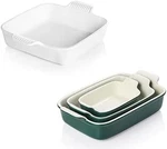 Sweejar 8 X Cake Baking Pan For Brownie, Porcelain Square Bakeware With Double. Fixed Price $122.37.
