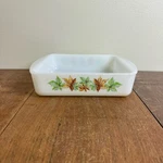Vintage Glasbake Maple Leaf Casserole Dish Mid Century J-2428 Inch Baking. Fixed Price $22.00.