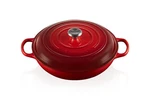 Iron Cast Braiser 5 Qt Signature Cerise Creuset Enameled. Fixed Price $650.99.