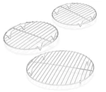 3-PIECE Round Cooling Rack Set 7.5 9 10.5 Inch Stainless Steel Baking Stand. Fixed Price $22.40.