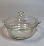 Vintage Pyrex 023-0623B Clear Glass Casserole Dish Lid 623C Corning Bakeware. Fixed Price $22.99.