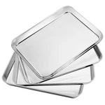 Baking Sheets Set Of 5, Bastwe Stainless Steel Pan Tray Cookie Sheet, .... Fixed Price $37.43.