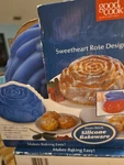 Silicone Rose Cake Mold Sweetheart Design Nonstick Bakeware Flower Good Cook 9". Fixed Price $15.00.