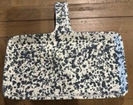 Dr Douglas Wonder Baker Stoneware Baking Pan W/ Handle Blue Splatterware - Usa. Fixed Price $15.00.