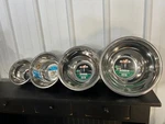 4-PACK Lot Mcsunley Prep-n-cook Heuck 1.5/3/5/8 Stainless Steel Mixing Bowl. Fixed Price $36.99.