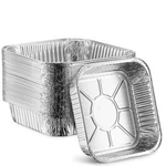 20 Pack 8" Disposable Aluminum Foil Square Baking Pans For Broiling Toaster Oven. Fixed Price $24.15.